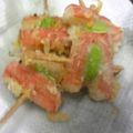 とら＆とららのママ's cooksnap of when they made お弁当、おつまみに！　カニかま枝豆天ぷら.