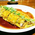 猫のオソマ's cooksnap of when they made とん平焼き☆甘辛ガーリックソース.