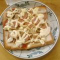jun120121's cooksnap of when they made ピザみたいなトースト♪.