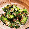 ぶっちー☆☆'s cooksnap of when they made 3分cook②☆おくらのごまおかか和え.