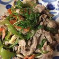 ART126's cooksnap of when they made 豚肉小間切れと野菜で☆スタミナ生姜焼き.