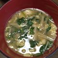 せつせつせつ's cooksnap of when they made 健康美人♥モロヘイヤと卵のお味噌汁.