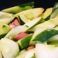 フランボワーズ415's cooksnap of when they made 3分で！キュウリとウインナー炒め.