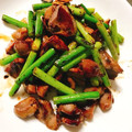 あや✩✩'s cooksnap of when they made 砂肝とニンニクの芽の甘辛炒め♪.