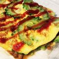 たひちゅ's cooksnap of when they made 中からチーズがとろ〜り♡ゴーヤオムレツ♡.