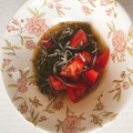 」りふ's cooksnap of when they made 《簡単♪小鉢》トマトと しらすdeめかぶ.
