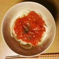 シロクマ♪'s cooksnap of when they made トマト冷やしうどん♡パスタにも.
