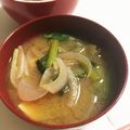 ゆんちょま's cooksnap of when they made むらさき玉ねぎ入りのお味噌汁.
