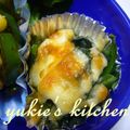 yukiはぴ's cooksnap of when they made お弁当に✿ほうれん草（残り物）のココット.