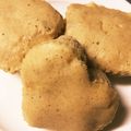 Mayumi731's cooksnap of when they made 離乳食後期☆ゴマきな粉とバナナ蒸しパン☆.