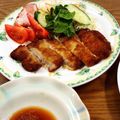 cocomammy_'s cooksnap of when they made とんかつ梅おろしポン酢.