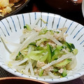 御料理中級者★碧's cooksnap of when they made もやしときゅうりとツナのナムル.
