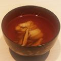 桜月❀咲良mommy's cooksnap of when they made 鱧と椎茸のお吸い物.