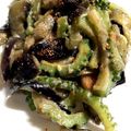 ちづりんも's cooksnap of when they made 簡単 ♪ ゴーヤとナスの甘辛味噌炒め.