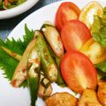 さくらスキップ's cooksnap of when they made おくらの梅しそあえ.