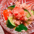 succhakero's cooksnap of when they made 速攻一品！トマトときゅうりのツナ和え.