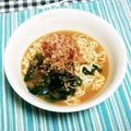 まぶたん's cooksnap of when they made 【鰹節おどる】おかめラーメン.