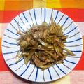 アジノリ's cooksnap of when they made ご飯がススム豚ごぼう【作りおき】.
