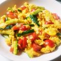 オアシス☆彡's cooksnap of when they made ズッキーニとトマトの卵炒め.
