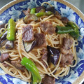 南国いちご's cooksnap of when they made なすとししとうの和風パスタ♪.