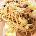 チャソ毛☆'s cooksnap of when they made 簡単☆アンチョビと春キャベツのパスタ.