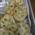 せつせつせつ's cooksnap of when they made 蓮根天ぷら☆青のり風味☆お弁当にも♪.