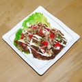 ヤス＠武州川崎's cooksnap of when they made 市販のカツで。はまる！お好み焼き風カツ.