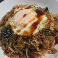 プニのふ04's cooksnap of when they made モッチリ焼きそば♪半熟卵焼きをのせて♡.