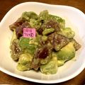 暴走インコ's cooksnap of when they made *ニンニク漬けまぐろの粒マスアボカド*.