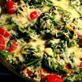 ame-ikuru's cooksnap of when they made ほうれん草とトマトのオムレツ.