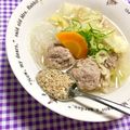 ふたごゆき's cooksnap of when they made 白菜と春雨の肉団子スープ.