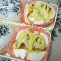 のり子のおかず♪'s cooksnap of when they made お弁当に「ゆで卵のカレーマヨ焼き」.