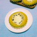 まあまま☆0403's cooksnap of when they made キウイの輪切りみたいな抹茶クリチパン.