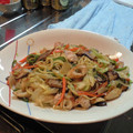 miibr's cooksnap of when they made にらとねぎの塩焼きそば☆ミ.
