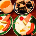 すみま～る's cooksnap of when they made 紅しょうがとすき焼きふりかけのおにぎり♥.