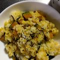 なゆひーママ's cooksnap of when they made 素焼きカボチャと塩昆布の混ぜご飯.