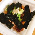 mikko6's cooksnap of when they made 塩酒粕万能ネギ油で＊パリとろ納豆磯部焼き.