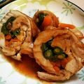 SHⅰ's cooksnap of when they made 鶏モモの肉巻き.