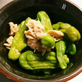 ハラペコまぁ。's cooksnap of when they made レンジで簡単！ししとうのツナ和え.