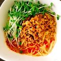 ogu0430's cooksnap of when they made 日清ラ王で楽々担々麺〈豆板醤ver〉.