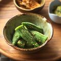 よこ耳ねこ's cooksnap of when they made オクラのごま和え♪ 調味料１つで！.