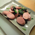 ｍｕｃｃｈｉ's cooksnap of when they made おさかなのソーセージとほうれん草のソテー.
