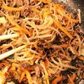 フクソノ's cooksnap of when they made 焼肉のタレで簡単♡節約！豚ひき丼♡.