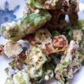 Keico_o's cooksnap of when they made 育ちすぎたオクラかき揚げ.