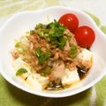 えれぼん's cooksnap of when they made 簡単♪ヘルシー☆豆腐ともやしのサラダ.