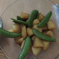 クックUYIZK3☆'s cooksnap of when they made 新じゃがとスナックエンドウの甘辛炒め.