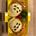 kohseimama's cooksnap of when they made サンドイッチ可愛いお弁当トトロキャラ弁.