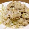 yuhuoba's cooksnap of when they made ポン酢で豚バラもやし♡﻿.