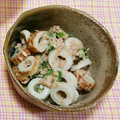 uyk9's cooksnap of when they made 簡単！節約♪オクラと竹輪のおかかマヨ和え.