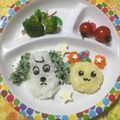 SYKママ's cooksnap of when they made 1歳 わんわんうーたんプレートケーキ付き.